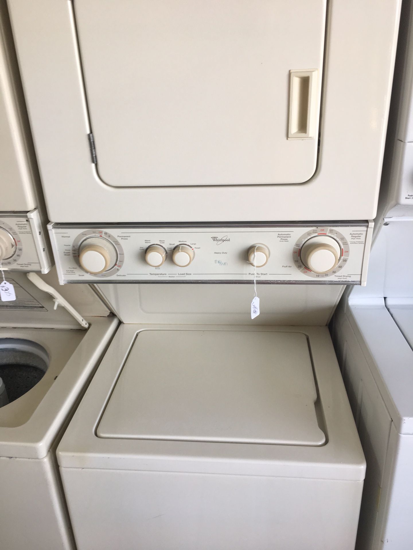 Whirlpool 24 inch stack washer and dryer combo