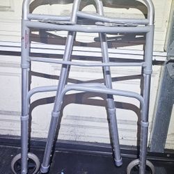 Foldable Walker With Wheel 