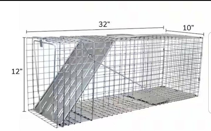 Large 1-Door Professional Live Animal Cage Trap