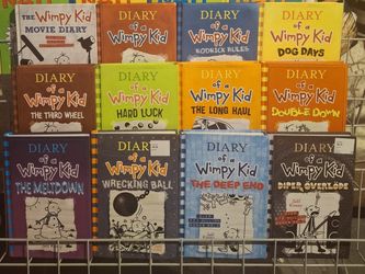 DIARY WIMPY KID HARDBACKS