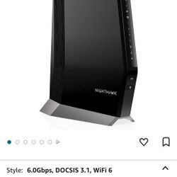 Night Hawk 6.o Modem/router