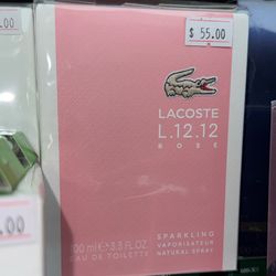 Lacoste  rose sparkling 100ml regalos para mujer perfumes para mujer 