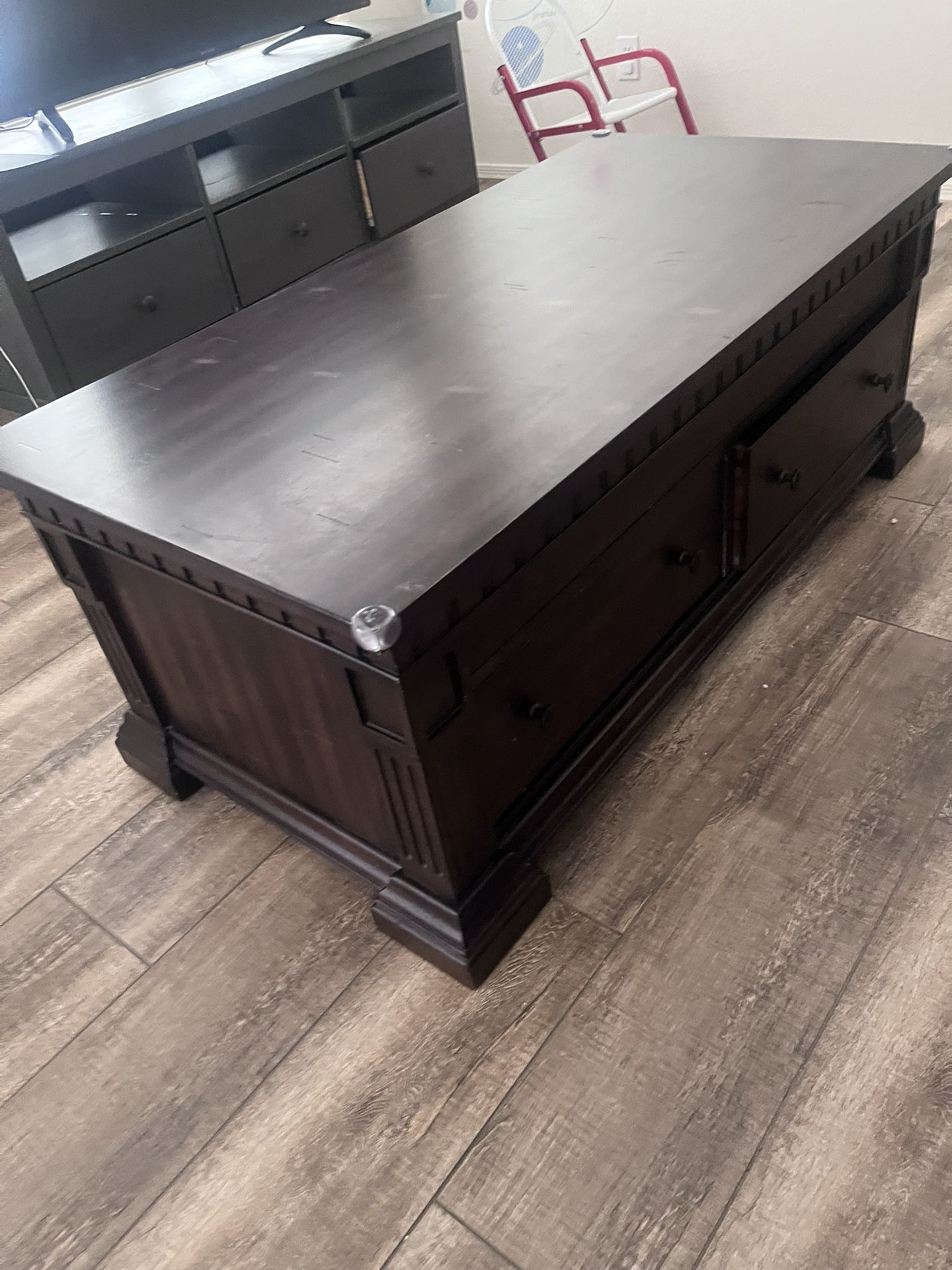 Wooden Center Coffee Table