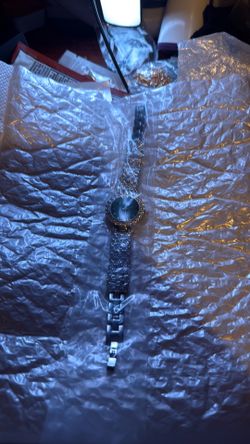 Rhinestone woman watch