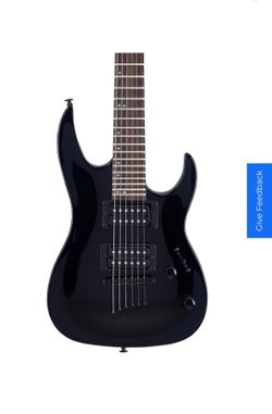 Mitchell MM100 Mini Double-Cutaway Short-Scale Electric Guitar - Black