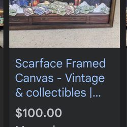 Scarface Framed 