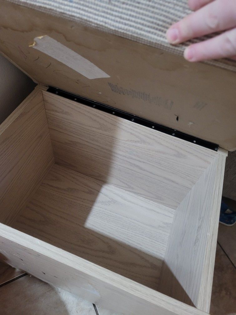 Wooden Storage Stool