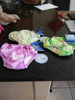 Brand new i play girl reusable swim diapers
