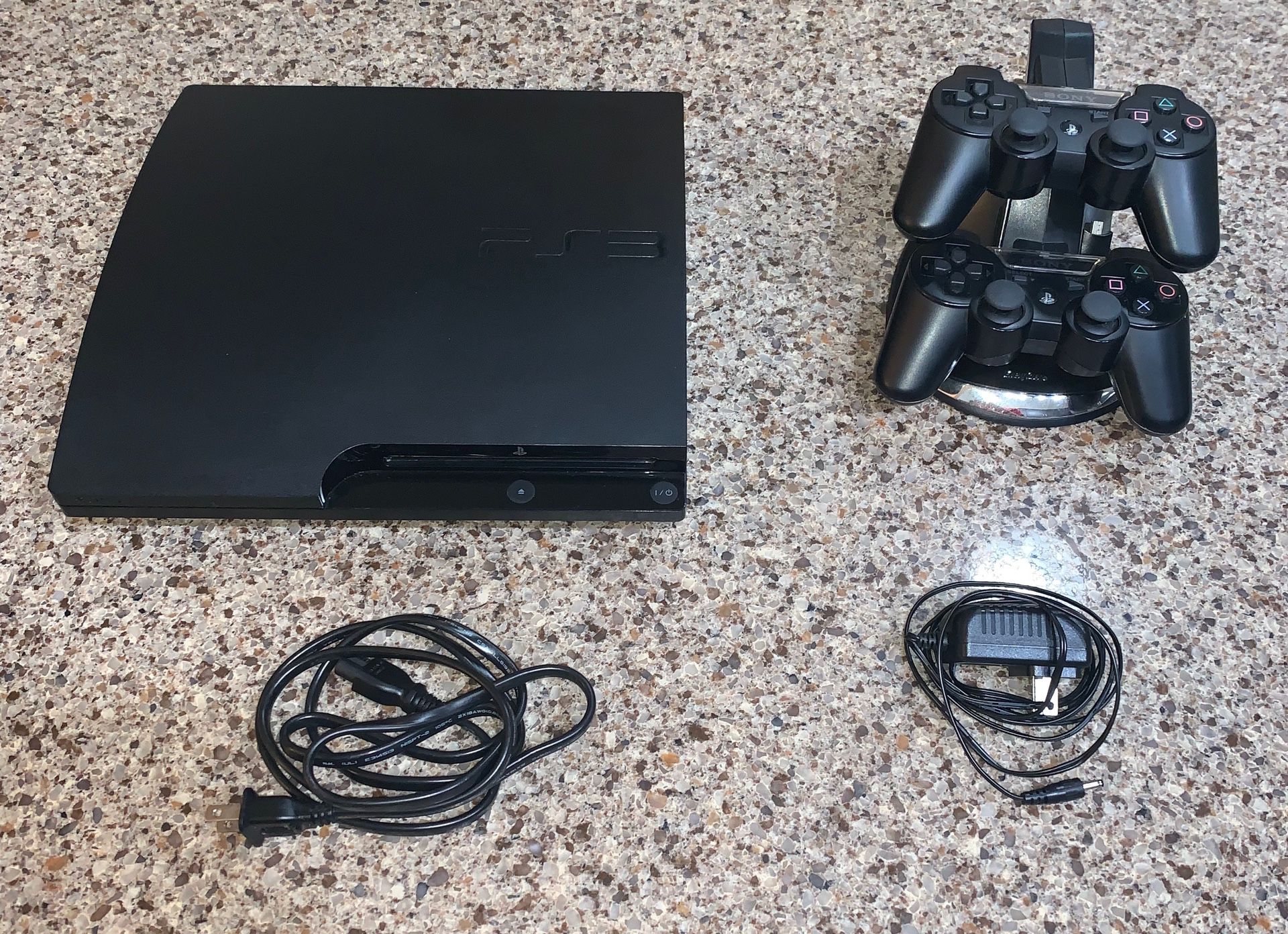 PS3 Console with 2 Controllers (Blu-Ray)