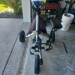 Golf Push Cart With Seat