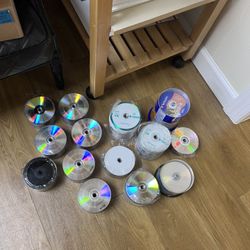 DVDs Various Brands Blank. Cases For Storing 