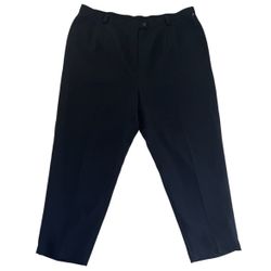 Ingenuity Plus Womens 24W Dress Pants Black Career All Seasons