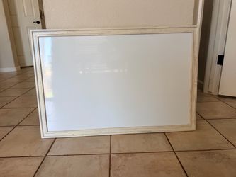 Large Framed White Board
