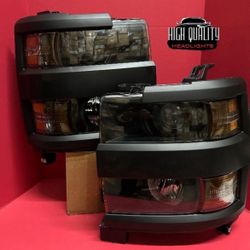 Chevy Silverado 2015. 2019 headlights.