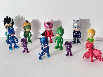 PJ Masks Action Figure Lot of 10