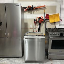 Frigidaire Professional Appliance Suite Package Range, Dishwasher, Refrigerator