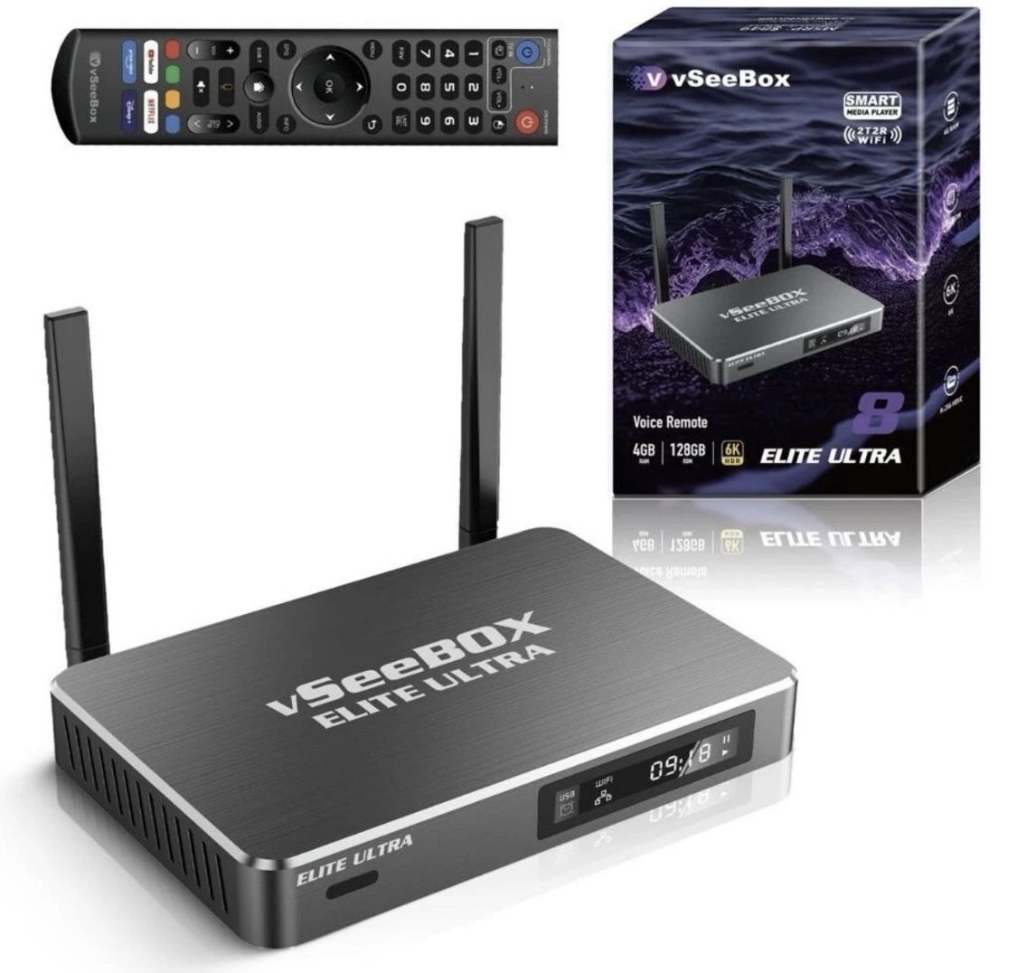 vseebox elite ultra android tv box for sale