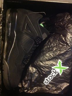 Jordan Retro 4 Black Cat sz14