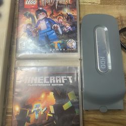 Xbox Hard Drive And Ps3 Games