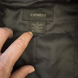 Men’s 65% Wool Express Brand Jacket / Coat Size Small