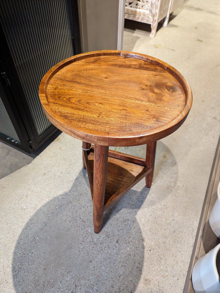 Imported Round End Table