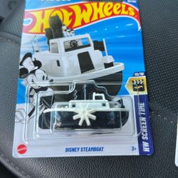 Hot Wheels DISNEY STEAMBOAT #166/250 HW Screen Time 10/10 Disney Mickey Mouse