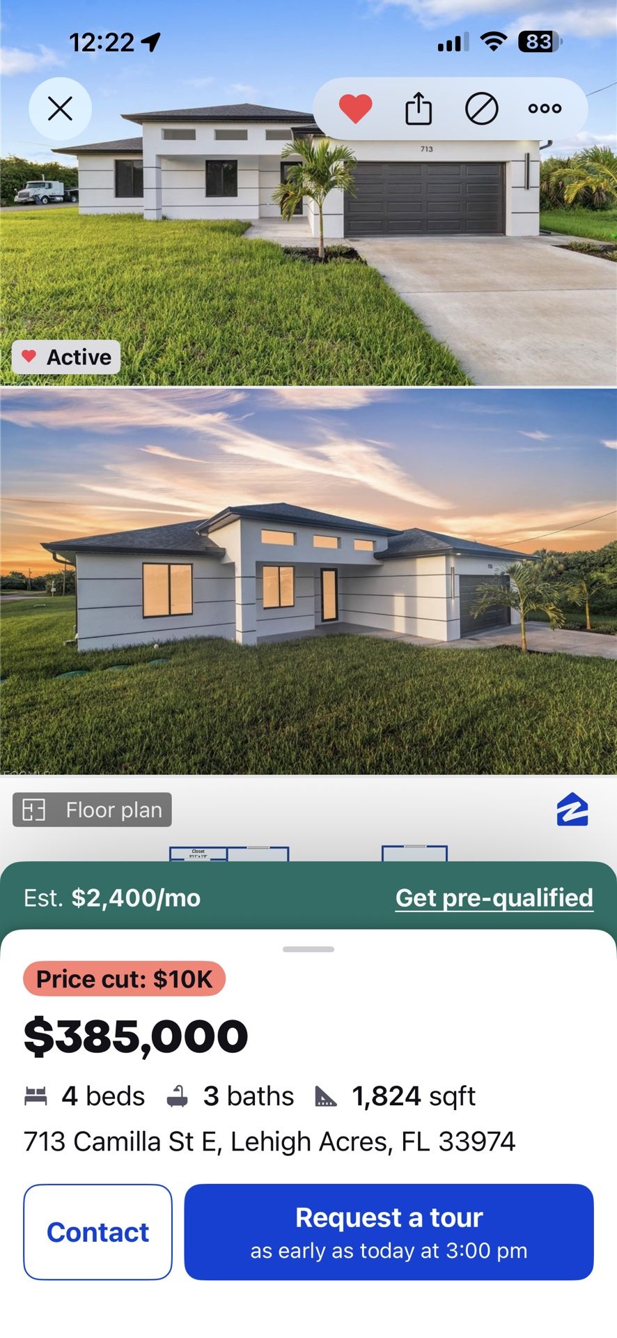 4/3 House For Sale Lehigh Acres FL