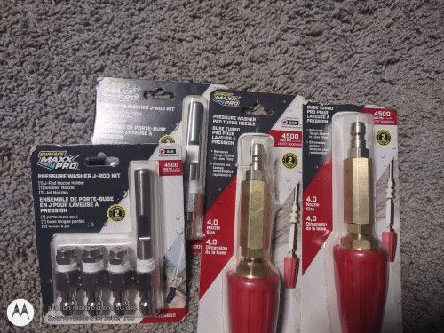 Various Pressure Washer Tips