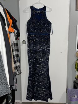Blue Party Gown