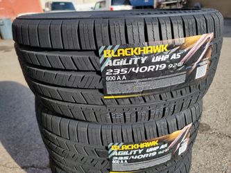 235 40 19 BLACKHAWK NEW 1 TIRE CAMRY ALTIMA ACCORD ACURA LEXUS