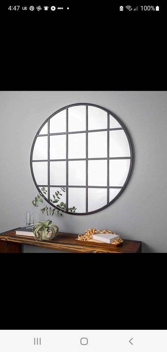 Decorative Wall Mirror Dark Silver(NEW In A Box)