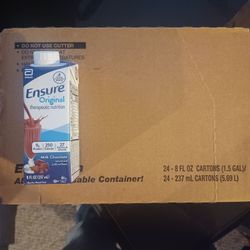 2 Cases of  chocolate Ensure 
