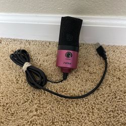 FIFINE K669B Cardioid USB Studio Recording Microphone, Purple
