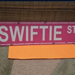 Taylor Swift Swiftie St Sign Tin Street Sign 