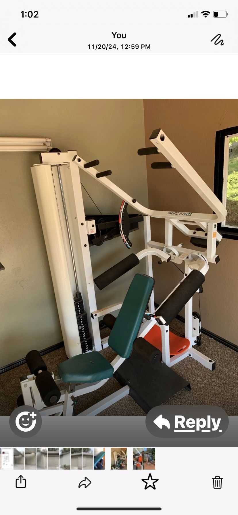 Pacific MULTI GYM 210 Lbs Heavy Duty Equipment