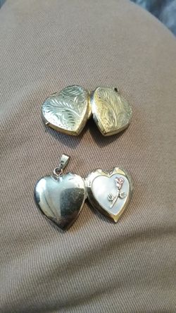 Gold-plated Heart Lockets