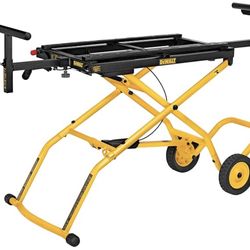 DEWALT Miter Saw Stand With Wheels (DWX726), Yellow