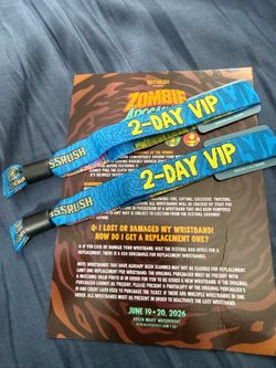 2 VIP Apocalypse wristbands/ SAT only