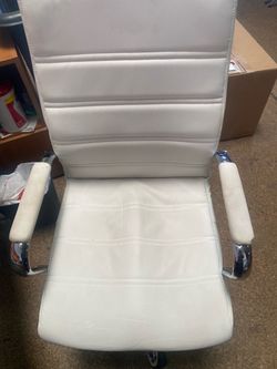 White desk chairs