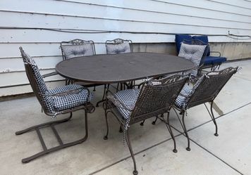 Wrought Iron Patio Set