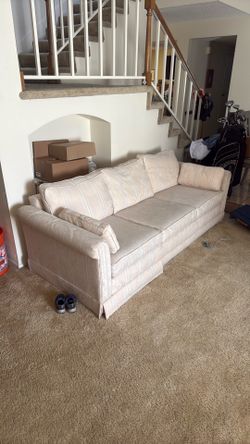 Floral Cream Couch
