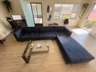 Joybird Holt Modular Sectional - Navy Velvet