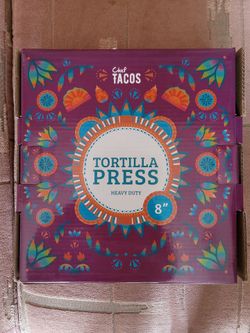 8 inch Tortilla Press Heavy Duty