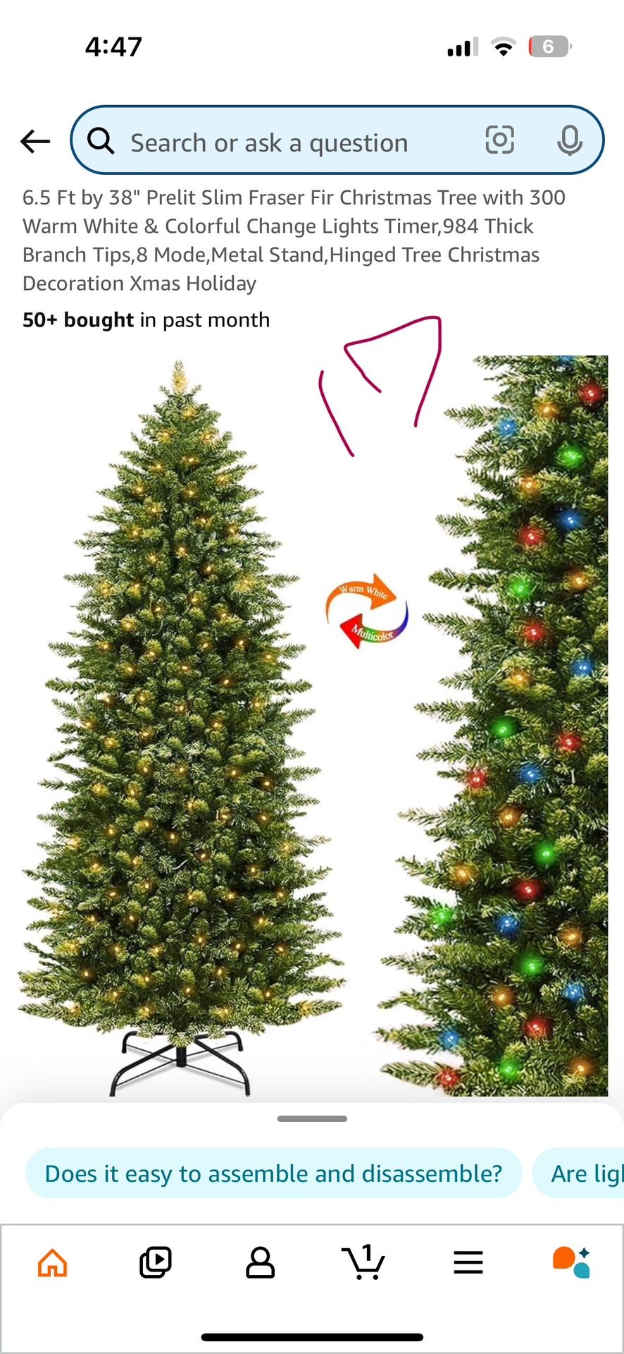 6.5 Ft Tree