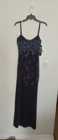 Velour Gown Evening Dress