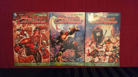 DC New 52 - Red Lanterns Volumes 1 - 3