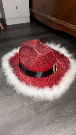 Cowgirl Santa Hat