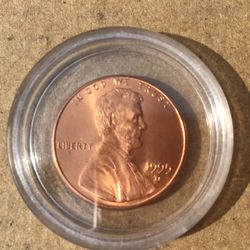 1995 D Penny Gnu In Perfect Condition