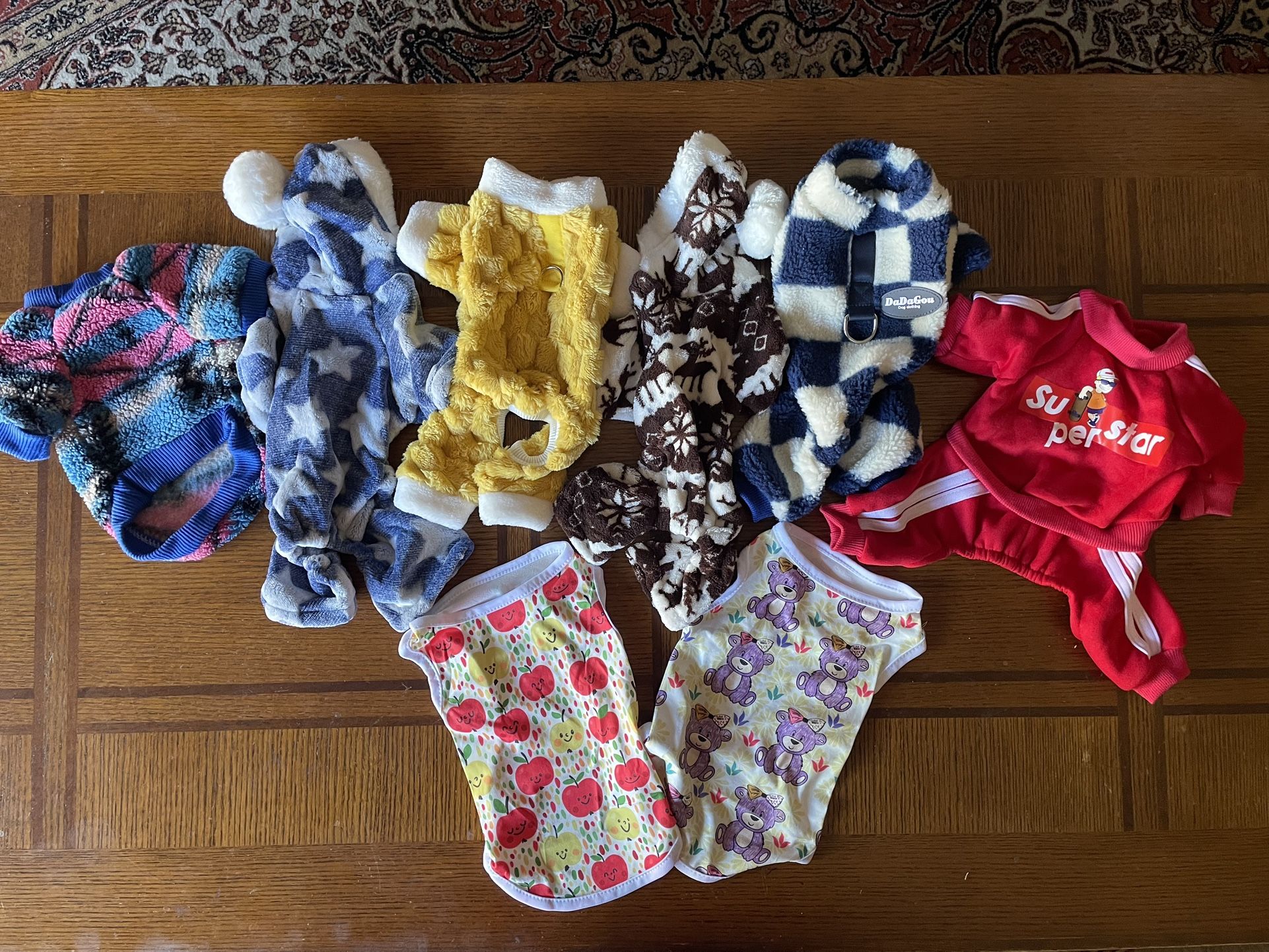 7 NEW “XS” DOG CLOTHES! (Never Worn!!