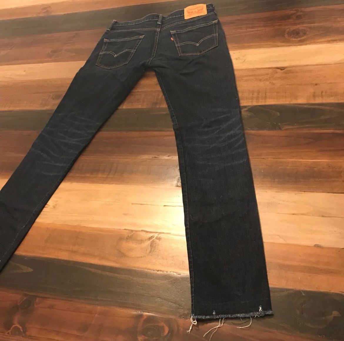 Stiletto 'Japanese Fade' Super Skinny Tailored Levi's 511 Selvedge Denim Jeans
